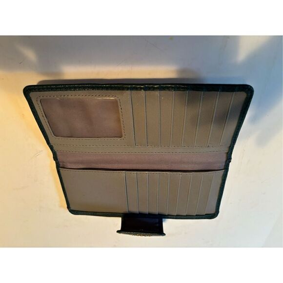 Fossil Teal Leather Wallet - Picture 4 of 4